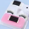 2 stks Eyelashes Extension Practice Tray Kits Beginner Washes Application Training Plastic Model Facial Display Tools Make-up Supplies