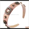 Главные повязки для ювелирных украшений доставка 2021 Baroque Style Band Admond Pearl Accessories