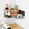 Bathroom Storage Box Collection Appliances Racks Wall-mount Iorn Tripod Kitchen Shelf Accessories Sets 210423