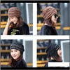 Beanie/Skull Cappelli Berretti Cappelli, Sciarpe Guanti Fashion Aessories Drop Delivery 2021 Cap Testa Cappello Turbante Chiffon Chemio Increspatura Cancro Donna Wra