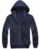 Brand Mens Polo Big Horse Hoodies and Sweatshirts Automn Winter Casual avec une veste de sport de capot Men's Flow