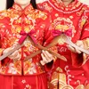 Appendiabiti Rack 2 pezzi Cappotto da sposa decorativo Accessori in stile cinese