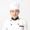 Kitchen restaurant working hotel waiter chef hats cake men and women pleated mushroom hat