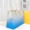 Designer Onthego Big Number Marken Frauen Tote Umhängetasche Handtaschen Leder Blumen Klassische Shopping Mode M57641 M57640