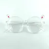 Kids Size Lovely Animal Ear Sunglasses Simple Pure Color Frame With Cute Ears Boys And Girls Decorative Eyeglasses