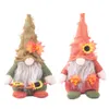 Automne Gnome Automne Gnome Citrouille Tournesol Suédois Nain Thanksgiving Day Cadeau Décor De Noël Ornements D'automne Décorations Pour La Maison