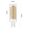 Żarówki LED żarówka G9 E11 E12 E14 E17 BA15D 9W DC 110V 220V 2835 Unikalna ściemniacza ceramiczna wymiana halogenu dla żyrandola