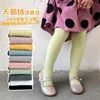 Footies 1-8y Baby Kids Girls Tights For Spring Fall Children's Velvet Dancing Stocking Candy Color Pantyhose