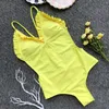 Maillot de bain femme maillot de bain une pièce 2021 mode européenne et américaine extérieur Bikini dos ouvert