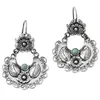 925 orecchino d'argento intarsiato turchese orecchini gioielli di fidanzamento regalo orecchini di nozze d'epoca