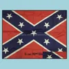 Banner Flags Festive Party Supplies Home Garden Confédéré Civil War Flag Battle Deux côtés Polyester National Polyester 90x7130810