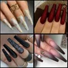 504 adet Temizle Yanlış Çivi İpuçları Fransız Tarzı Akrilik Yapay Ucu Manikür Nail Art Salonları ve Ev DIY için 12 Boyutları