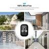 Srihome SH033 3.0MP 4CH Data Base Wifi IP Camera Waterproof Battery Power Cam Full Color Night Vision PIR Alarm Baby Monitor