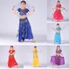 Conjuntos de roupas Pano Crianças Belly Girl Trajes Egito Dança Handmade Dancing Crianças Meninas Outfitset