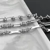 Link Chain Titanium Steel rostfritt skarvning av herr- och kvinnors armband Multi-skikt mångsidigt