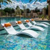 Ławki patio na zewnątrz frp w kształcie litery s krzesła w hotel hotel hotel basen na zewnątrz ogrodowy willa krzesła plażowe leżące krzesło słoneczne leżące łóżko