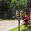 Solar Powered 96 Светодиодный Пламя Lawn Light Открытый Водонепроницаемый IP65 Садовый Путь Настенный Факел Фонарь