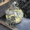 Colares de pingente de moda requintado liga mecânica inseto caranguejo animal colar vintage steampunk relógio cadeia para homens jóias