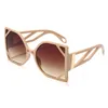 Street Fashion Sun Glasses Man Woman Unisex Sunglasses Unique Personality Large Frame UV400 Full Frame 6 Color Optional