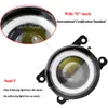 fog light for Fiat 500 L4 1.4L 2012-2015 headlight high quality pair Styling Angel Eye LED Lens Lamp