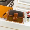 TOP 2022 Messenger Crossbody Bag Backpack Shoulder Bags Fashion Patchwork Letter Printing Twist Lock Open Genuine Leather Chain Decoration High Quality