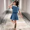 Enfants Vêtements Denim Gilet + Court Enfants Pour Filles est Grand Costume D'été 6 8 10 12 1 210527