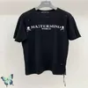 Mastermind Japan Tシャツ破壊穴の男性女性の習得マインドTシャツオリジナルのタグラベルレインボーリボン裂け目