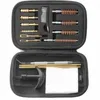 Set di utensili manuali professionali 16 pezzi / set Kit universale per la pulizia della pistola per .22 / .357 / .38 / 9mm / .40 / .45 Set di caccia per pistola per fucile calibro