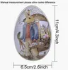 Décor de fête de pâques, boîtes d'emballage de bonbons et de chocolat en forme d'œufs de couleur lapin, Mini boîte d'emballage cadeau créative, boîtes de rangement de bijoux