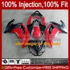 100% Fit Injectie Glanzende blauwe vormlichaam voor Kawasaki Ninja 650R ER-6F 12-16 ER 6F Carrosserie 89HC.79 ER6F ER6F 12 13 14 15 16 650-R 2012 2013 2014 2015 2016 OEM Fairing Kit