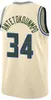 Баскетбол PJ Tucker Jersey 17 Giannis Antetokounmpo 34 Khris Middleton 22 Jrue Holiday 21 Donte DiVincenzo 0 Size S to XXXL