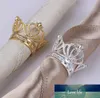 50 pcs couronne serviette anneau avec diamant exquis serviettes porte-serviette boucle pour hôtel fête de mariage décoration de table OWA5478