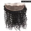 Brasiliansk Remy Deep Wave 13x4 HD Lace Frontal Closure Human Hair Factory Direktförsörjning för grossist och detaljhandel