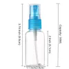 Fashion Spray Bottles Portable 1oz/30ml Clear Empty Fine Mist Plastic Mini Travel Bottle for Perfume Essential Oils Liquids Aromatherapy