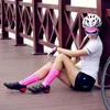 스포츠 양말 취미 라인 통기성 자전거 타기 내마모성 전문 칼세틴 Ciclismo 하이킹 레이싱