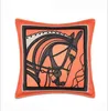 Fashion Pillow Back Kudde Soffa Vardagsrum Villa Lätt Lyx Yang Velvet Orange PillowCase 211207