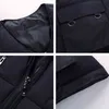 Winter Men Cotton Warm Vest Waistcoat Male Sleeveless Jacket With Many Pockets Casual Baggy Zipper For Man Plus Size CYL48 211104