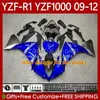 OEM Body For YAMAHA YZF-R1 YZF1000 YZF R 1 1000 CC 2009-2012 Bodywork 92No.0 YZF R1 1000CC YZFR1 09 10 11 12 YZF-1000 2009 2010 2011 2012 MOTO Fairings Kit Shark Fish