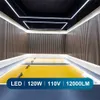 Luces de tubo led en forma de V T8 integradas 3 pies 4 pies 5 pies 6 pies 8 pies iluminación de la puerta del refrigerador 4 filas luces de la tienda tubos fluorescentes accesorio