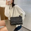 Casual Chain Crossbody Bags for Women Mode einfache Umhängetaschen Ladies Designer Handtaschen PU Leder Messenger269e