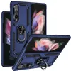 Chock Proof Stand Telefonfodral för Samsung Galaxy Z Fold 3 5G Fold 4 Fold 5 Anti-Doust Protective Cover