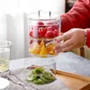 Glass Tank Sealed Creative Seasoning Jar Food Storage Home Kitchen Supplies Refrigerator Fresh Box Round Bowl