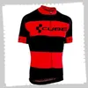 Pro Team Cube Cycling Jersey Mens Zomer Sneldrogende Sport Uniform Mountainbike Shirts Road Fiets Tops Racing Kleding Outdoor Sportswear Y21041263