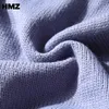 Hmz vinter stickad broderi tröja män harajuku hip hop streetwear pullover jumper män kläder mode tecknad par tröjor