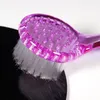 Manicure tools Nail brushes Round head with cover Dust fashion Long handle plastic Multifunctional cleansing brush