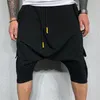 Pantalon homme coton Harem hommes solide taille élastique Streetwear 2021 réglable micro-élastique doux bas entrejambe pantalon décontracté