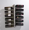 30 stks Nieuwe Rvs Bar Tool Wine Rack Shelf Wand Mounted Houder 8 Gat Flessen 12 Fles Gratis DHL FedEx Ship