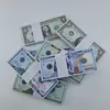 50% Size Movie props party game dollar bill counterfeit currency 1 5 10 20 50 100 face value of US dollars fake money toy gift 100pcs/pack