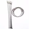 Stainless Steel Tool Parts Wire Keychain rope key Chain Carabiner Cable Keyring for Outdoor Hiking FWd6591