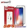 5D 9h Capa de Capa Completa Filme Protetores de tela de vidro temperado Protetor à prova de explosão para iPhone 12 Mini 11 XR XS Max 6 6 6 7 8 Plus Curved 3D Edge com pacote de varejo
